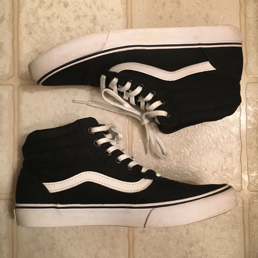Black high top Vans shoes - Women